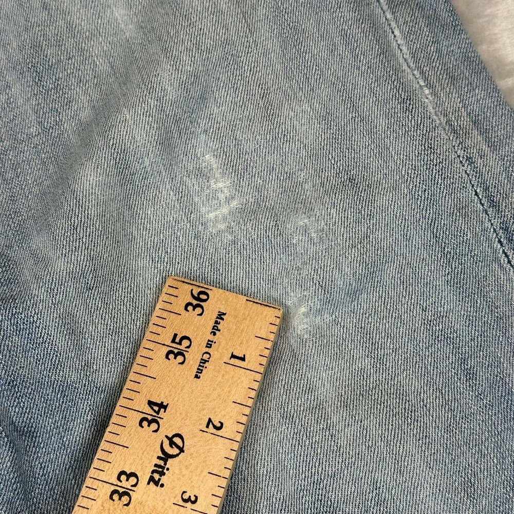 Vintage American Eagle Jeans Mens 31x30 Blue Low Rise Bootcut Light Wash Denim - Picture 8 of 12